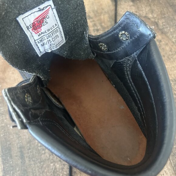 Red Wing Vintage Steel Toe Oil Resistant Work Boots Mens 8.5 EE - Picture 6 of 12